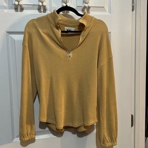 Madewell waffle sweatshirt